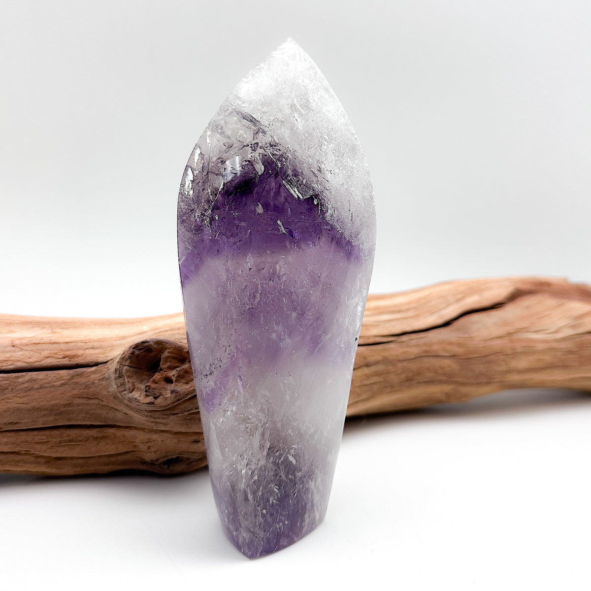 Full view shot of a large Amethyst crystal
