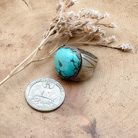 Vintage Blue Moon Turquoise Ring Size 10.5