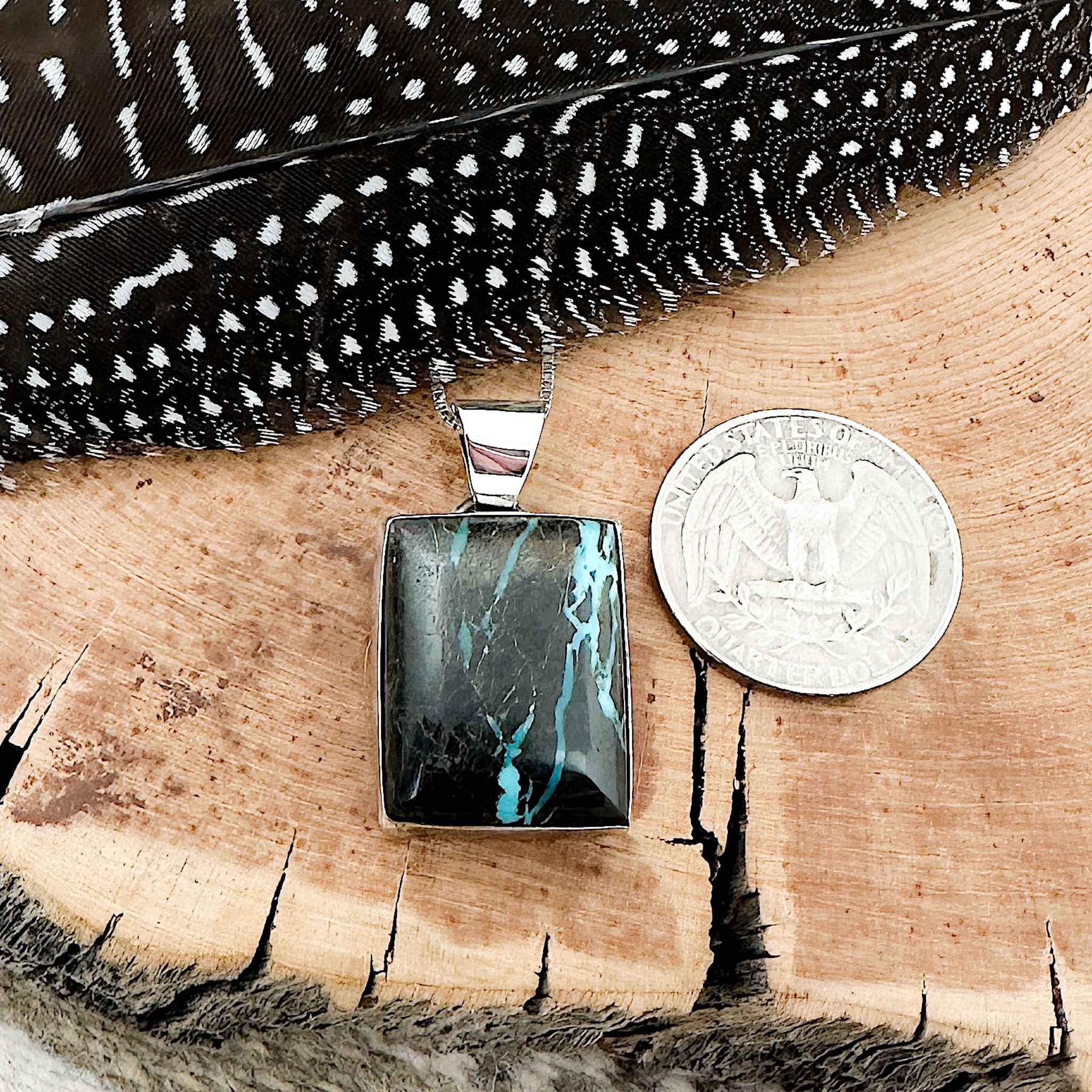 Boulder Turquoise Pendant