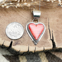 Spiny Oyster Heart Pendant
