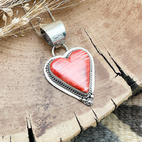 Spiny Oyster Heart Pendant