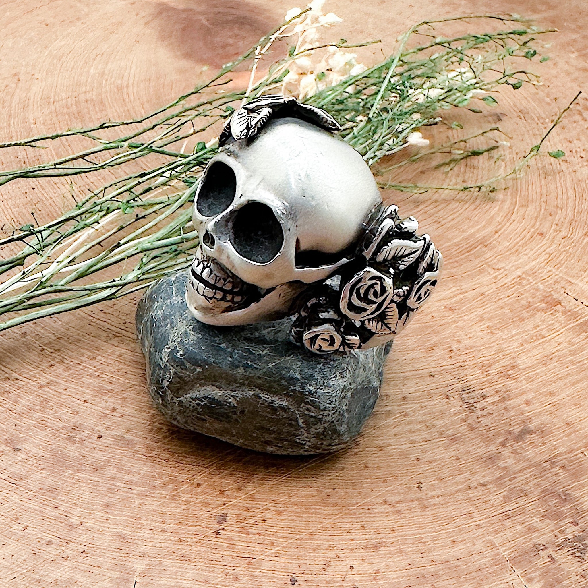 Day Of The Dead Skull Ring Size 11