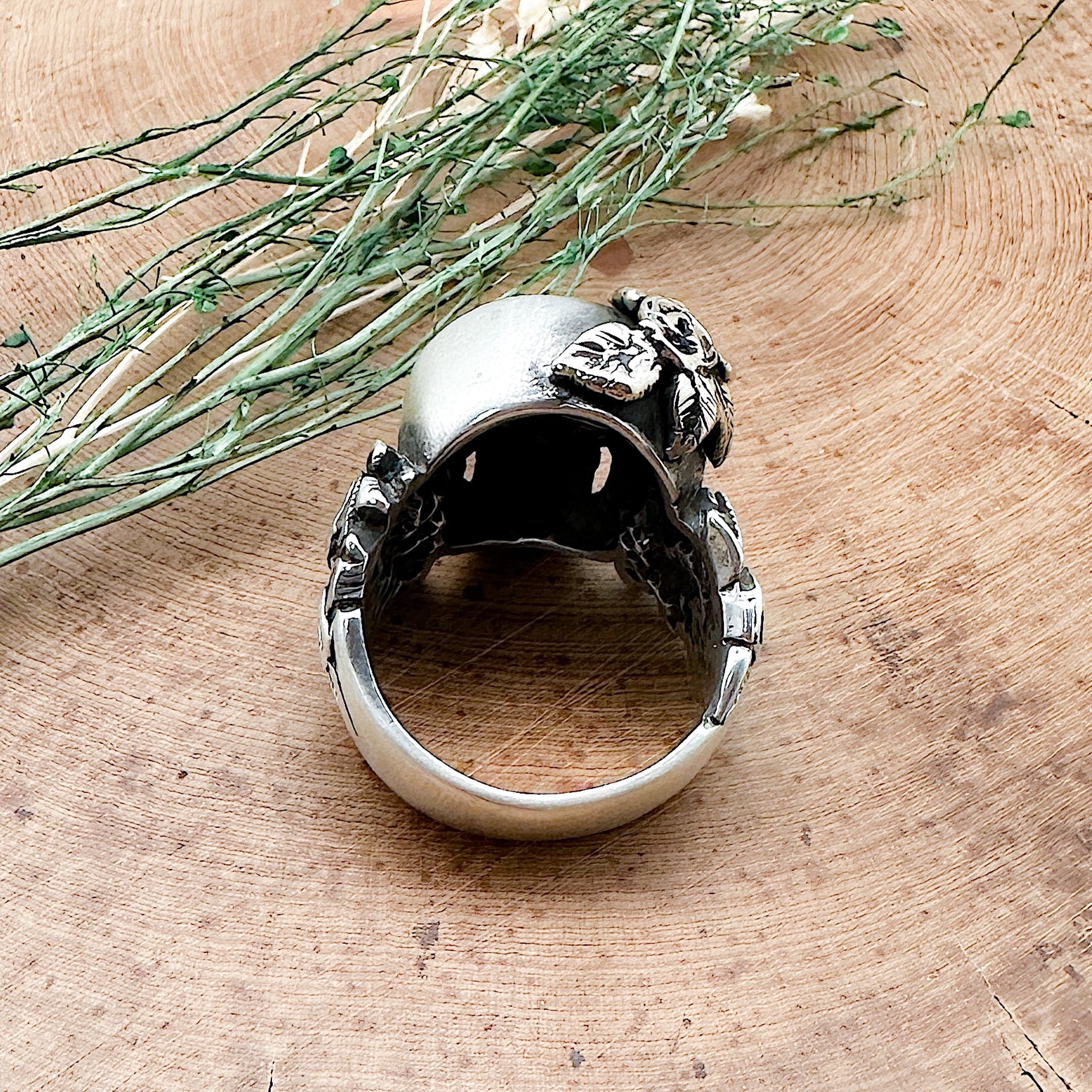 Day Of The Dead Skull Ring Size 11
