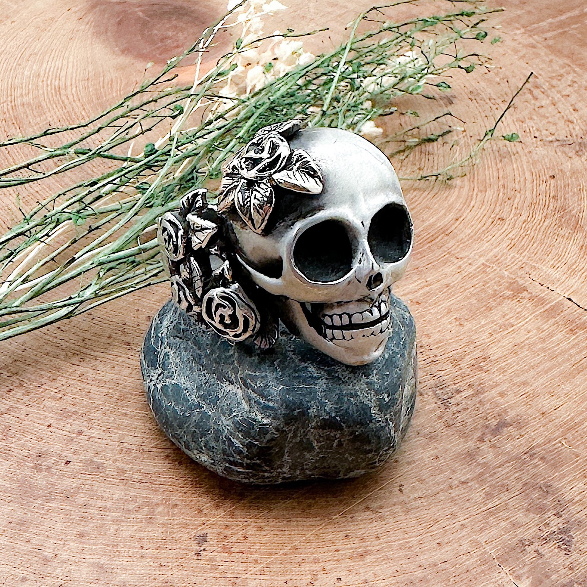 Day Of The Dead Skull Ring Size 11