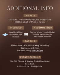 Cleanse & Release Sound Bath with Heal On Earth Tickets