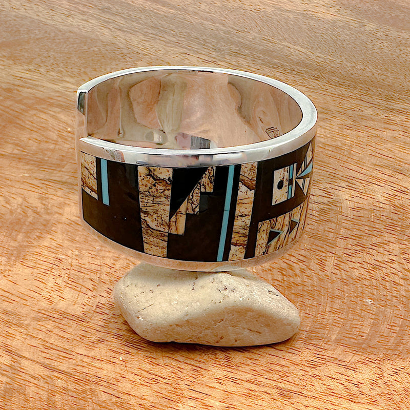 Turquoise Creek Inlay Cuff Bracelet *David Rosales Collection*