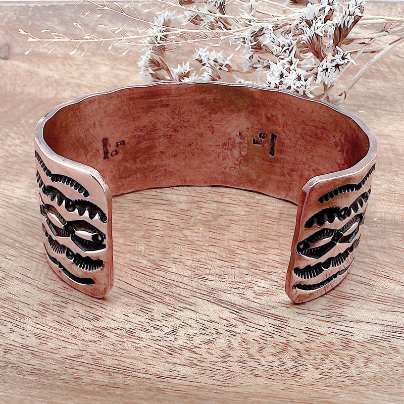 Copper & Silver Cuff Bracelet