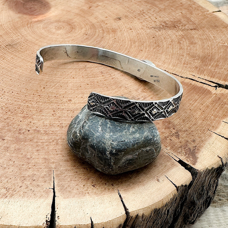 Red Coral Cuff Bracelet