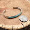 Zuni Turquoise Inlay Cuff