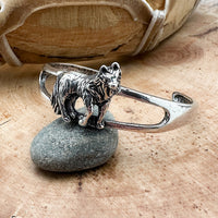 Wolf Cuff Bracelet