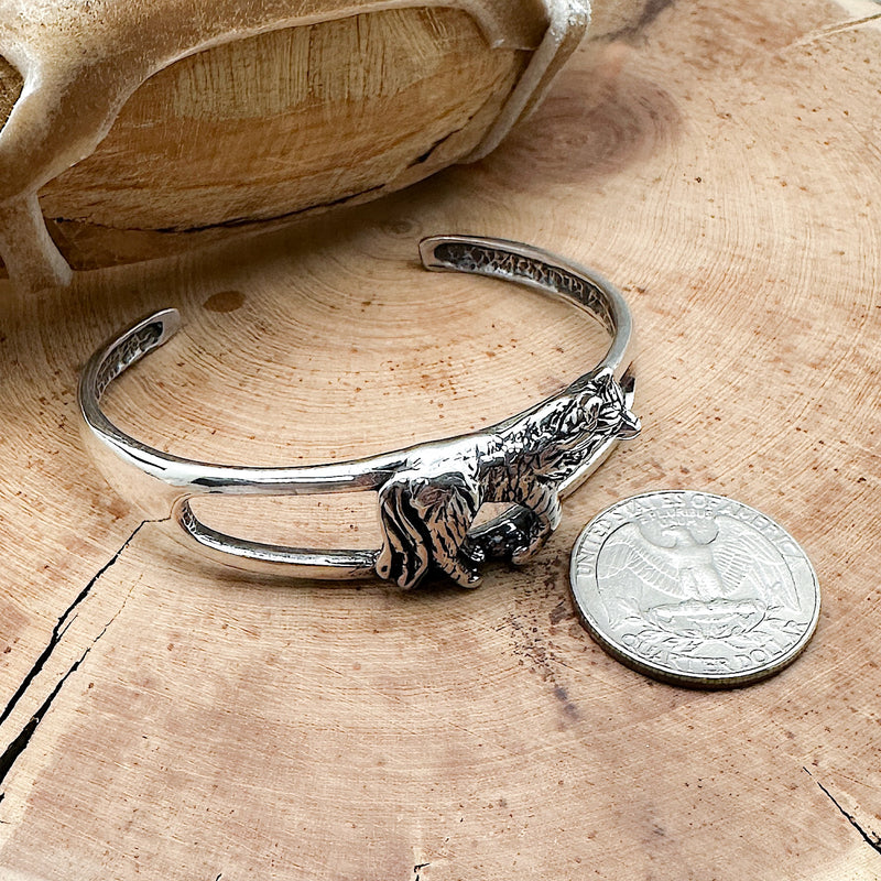 Wolf Cuff Bracelet