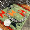 Silver Stamp Work Cuff Bracelet