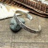 Silver Stamped Cuff Bracelet