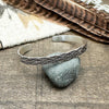 Silver Stamped Cuff Bracelet
