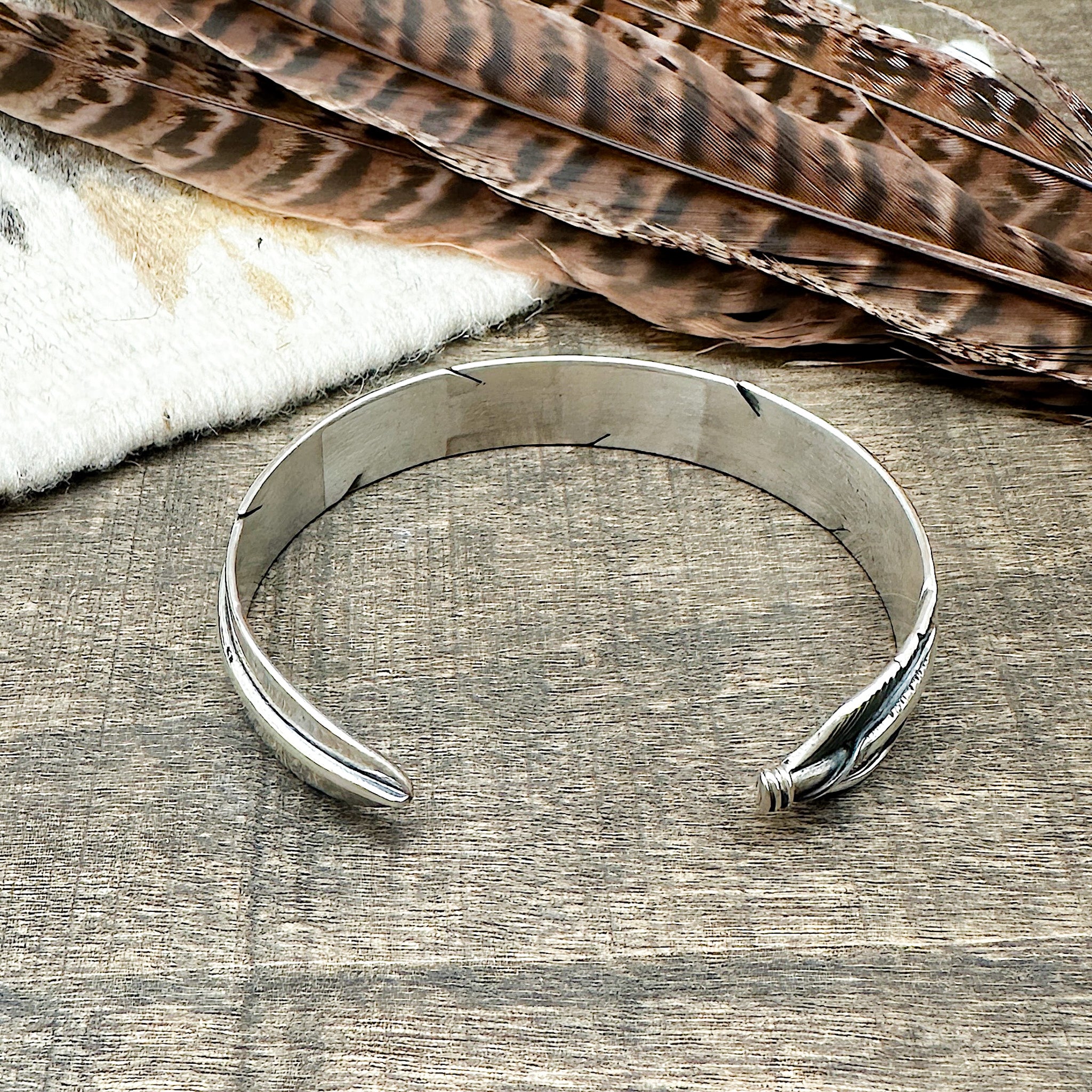 Feather Cuff Bracelet