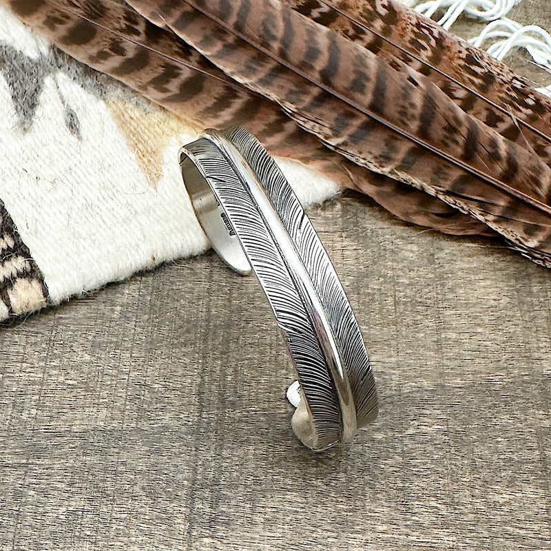 Feather Cuff Bracelet
