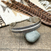 Feather Cuff Bracelet