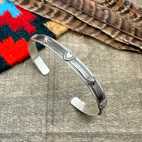 Heart & Star Cuff Bracelet
