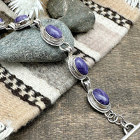 Charoiite Link Bracelet