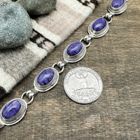Charoiite Link Bracelet