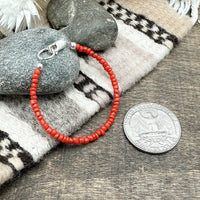 Red Coral Baby Bracelet