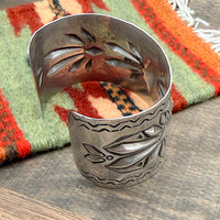 Repoussé & Stamped Cuff Bracelet