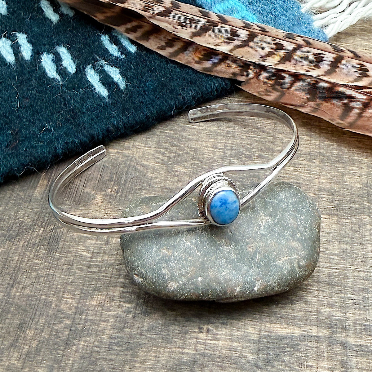 Lapis Lazuli Cuff Bracelet