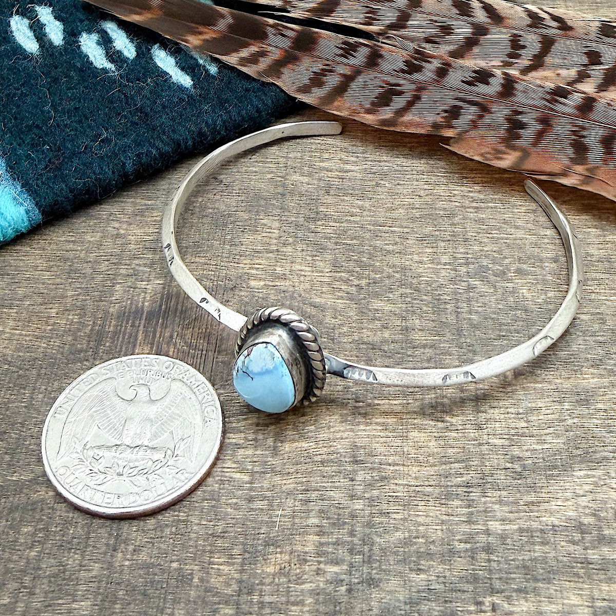 Golden Hill Turquoise Cuff Bracelet