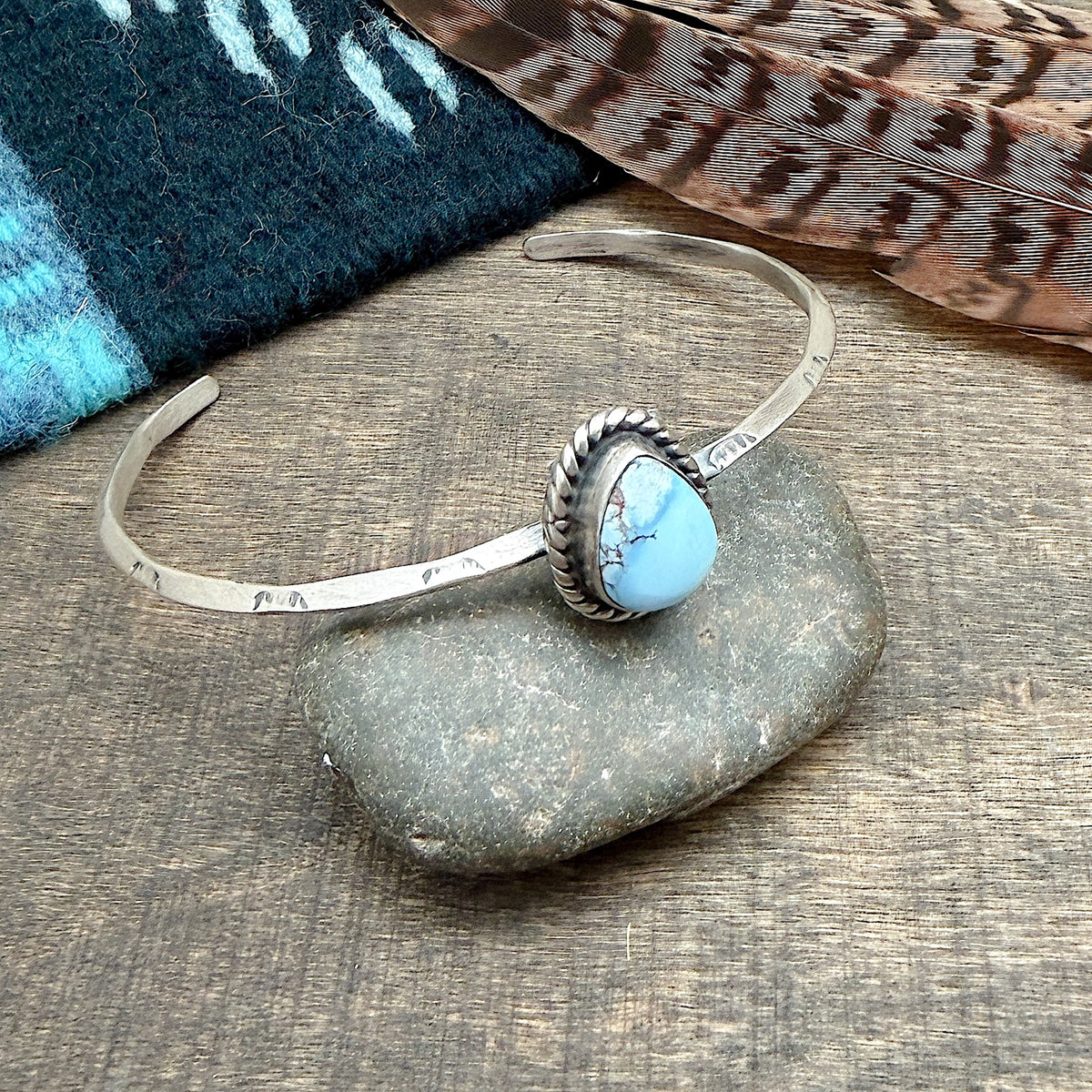 Golden Hill Turquoise Cuff Bracelet