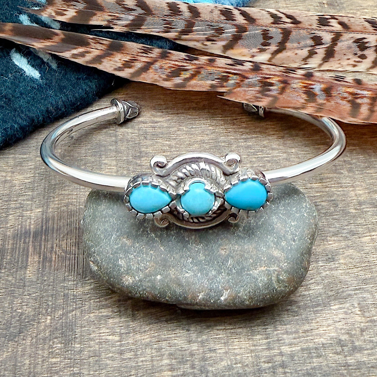 Sleeping Beauty Turquoise Cuff Bracelet