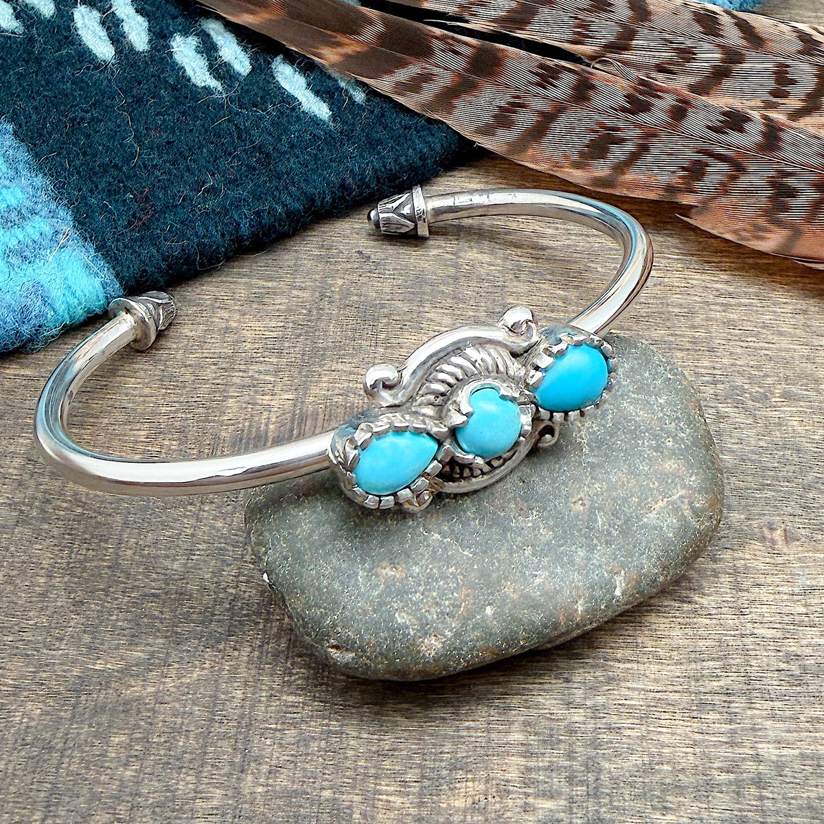 Sleeping Beauty Turquoise Cuff Bracelet