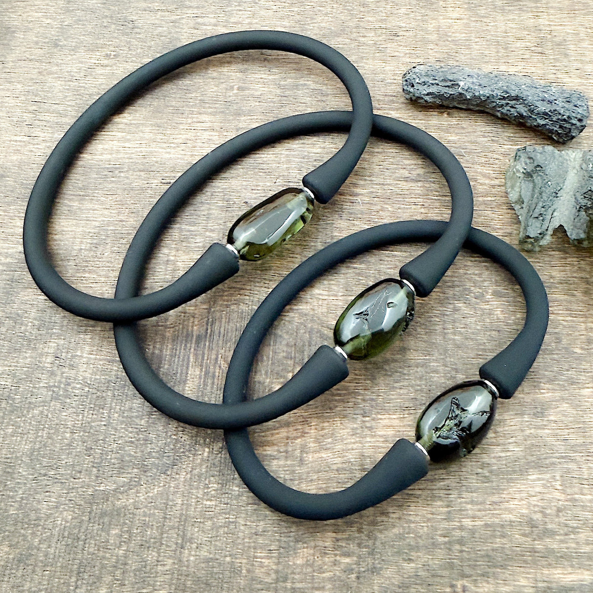 Moldavite Bracelets