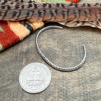 Children's Cuff Bracelet With Stamp Work