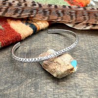 Children's Cuff Bracelet With Stamp Work