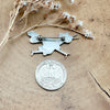 Vintage Zuni Roadrunner Pin