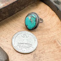 Vintage Kingman Turquoise Ring Size 5.5