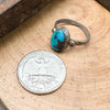 Vintage Bisbee Turquoise Ring Size 7.5