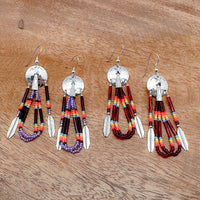 Concho Beaded Earrings