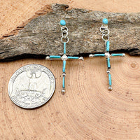 Zuni Cross Earrings