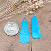 Santo Domingo Turquoise Slab Earrings