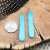 Santo Domingo Turquoise Slab Earrings