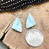 Larimar Freeform Earrings