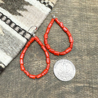 Santo Domingo Red Coral Earrings