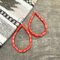 Santo Domingo Red Coral Earrings