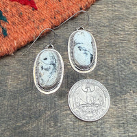 White Buffalo Earrings