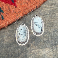 White Buffalo Earrings