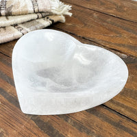 Selenite Heart Bowl