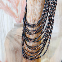 4mm Navajo Copper Pearl Necklaces 16"-24"