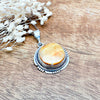 Yellow Spiny Oyster Shell Pendant