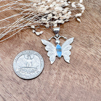 Inlay Butterfly Pendant